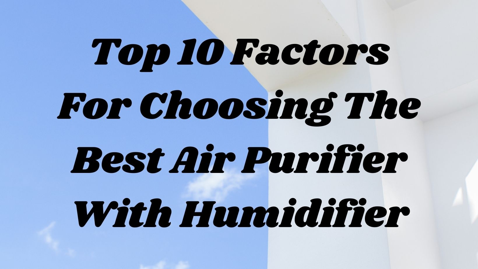 The Best Air Purifier With Humidifier